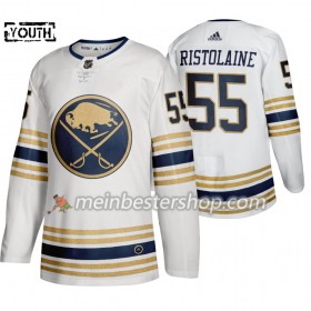 Buffalo Sabres Rasmus Ristolainen 55 50th Anniversary Adidas 2019-2020 Weiß Trikot Authentic - Kinder